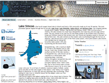 Tablet Screenshot of fishingsimcoe.com